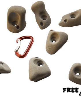 厂家直销 FE-5 绿色 M号 岩点 成人攀岩点 儿童 攀岩支点 卡通点