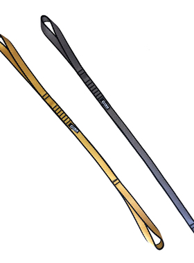 新款gview旗云Via Ferrata保护挽索扁带公园冒险66cm 68cm
