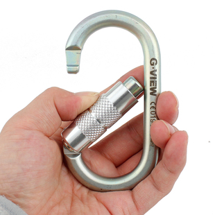 GVIEW/旗云 C141T KEY PERSON AUTO 钢制自动锁 攀岩速降登山