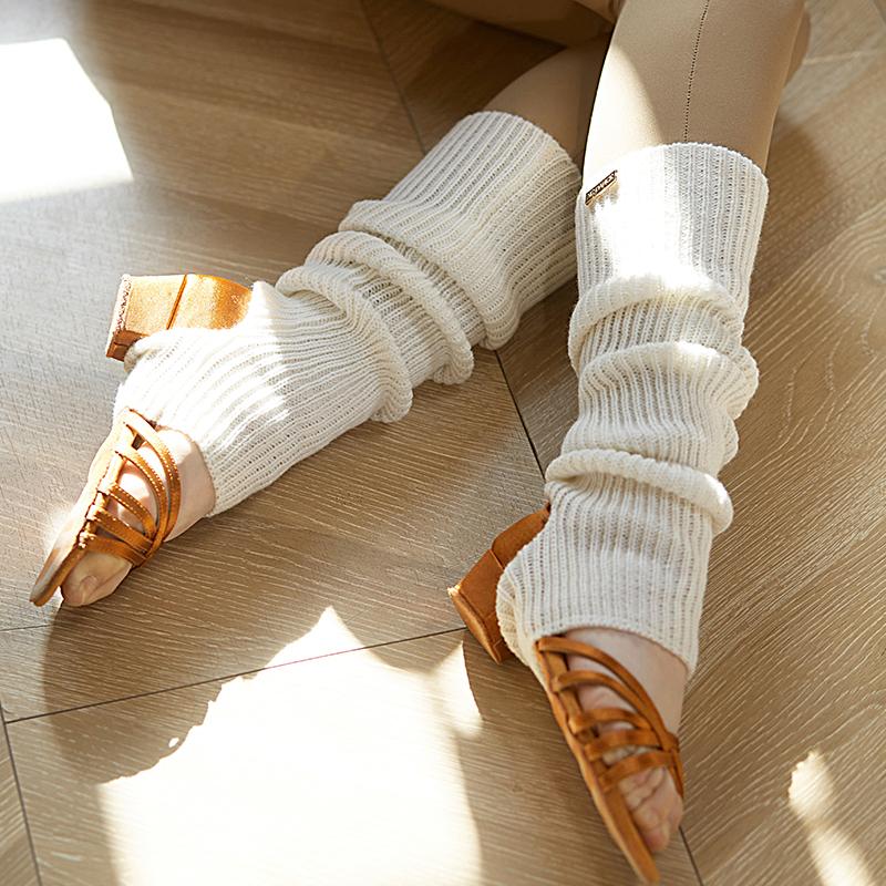 星辰舞服拉丁舞专业袜子女儿童成人新款网红舞者质感毛线袜