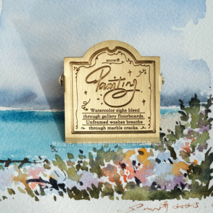 snow乔原创黄铜夹|《闪光灵感》复古手帐夹子文具书夹画夹