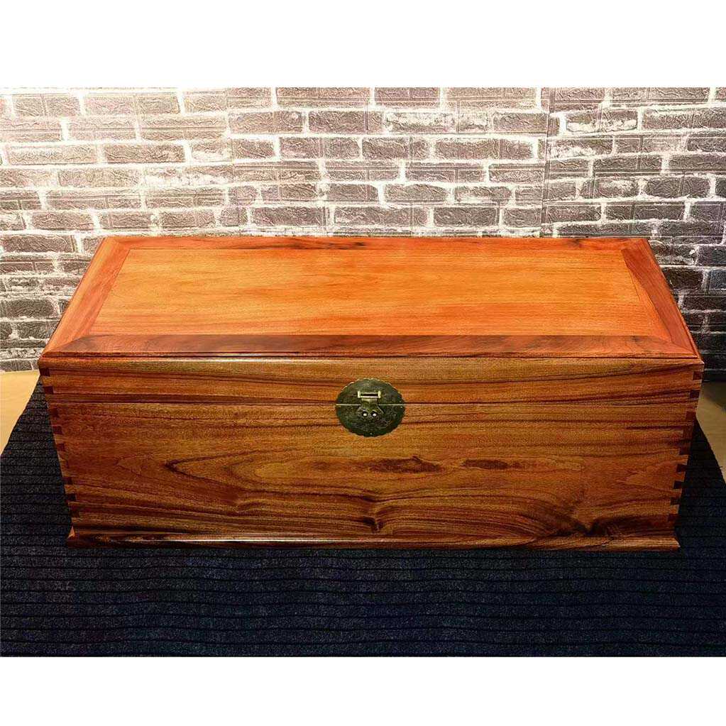 香樟实木箱子衣服防虫蛀木箱子