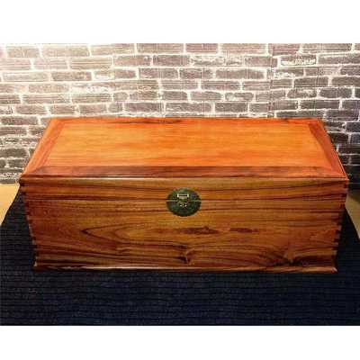 香樟实木箱子衣服防虫蛀木箱子