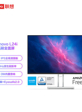 联想L24i-4A内置音箱23.8英寸100HZ FHD高清四边窄边框壁挂显示器