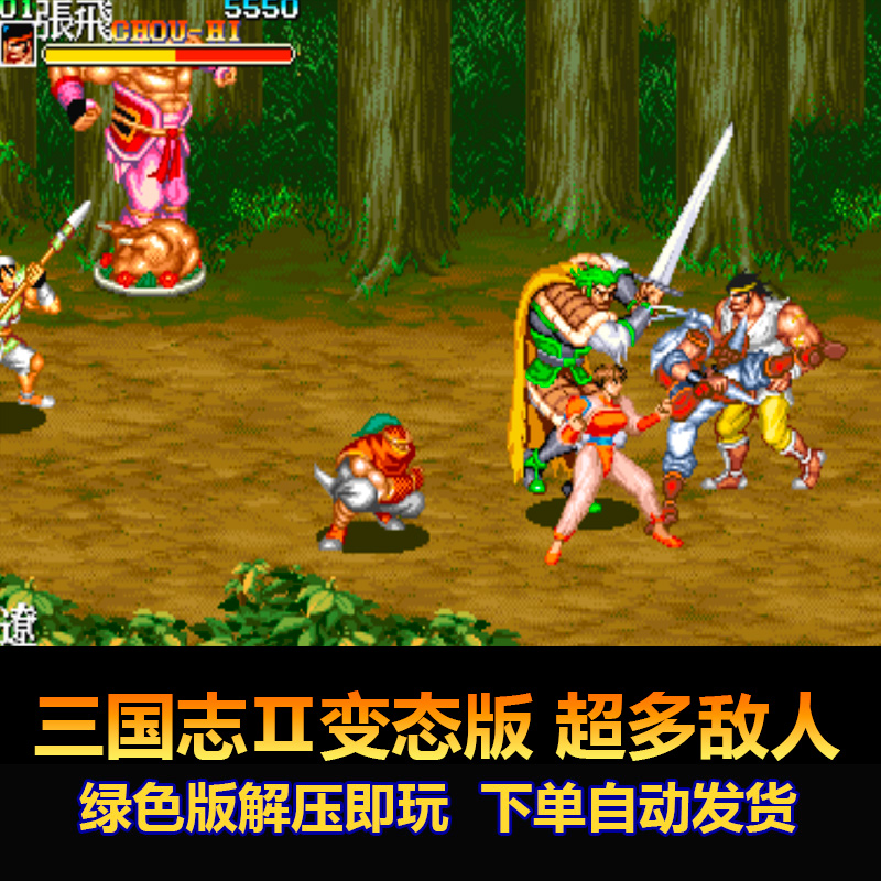 三国志2变态版 超多敌人 难度高 带金手指 总是草锥剑