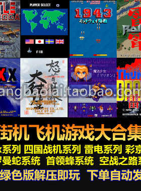 街机飞机游戏大合集 19xx系列 四国战机 雷电系列 彩京系列电脑版