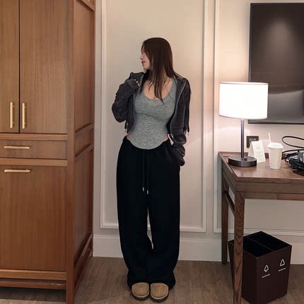 chic ▲韩国官网代购 纯色休闲裤