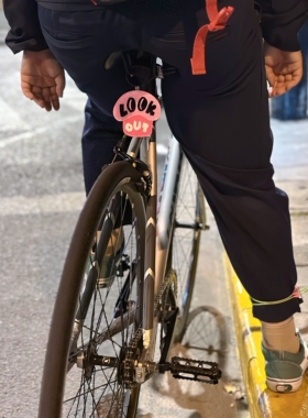 StudioPills 交通安全手作自行车骑行运动反光配件饰品创意包挂件