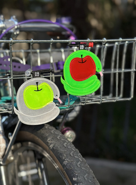 StudioPills 蛇年限定手作自行车户外安全反光配件包挂件创意礼物