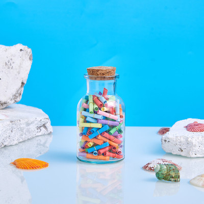 DIY许愿纸情书解忧瓶糖果许愿瓶