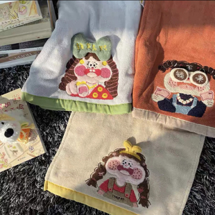 双利品牌！正品小富婆卡通刺绣毛巾珊瑚绒加大加厚