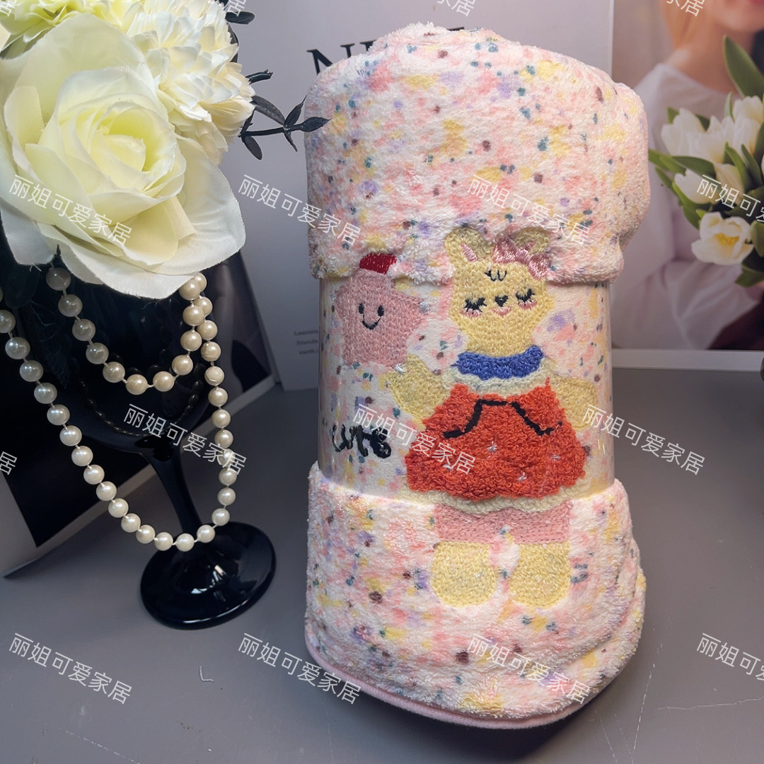 2025新款瑾木良品 可爱动物卡通毛巾浴巾