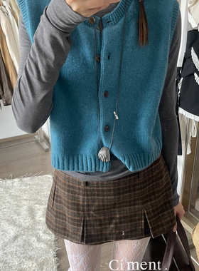 ciment 高品质软糯保暖百搭简约毛背心马甲