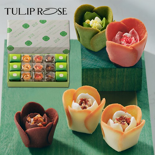 日本TULIPROSE玫瑰花卷伴手礼盒