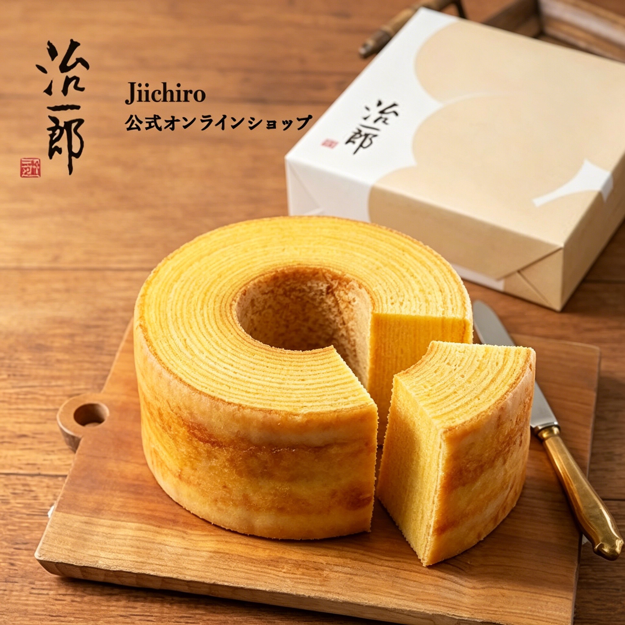 【新鲜速发】日本东京治一郎手工黄油年轮蛋糕厚切点心伴手礼盒