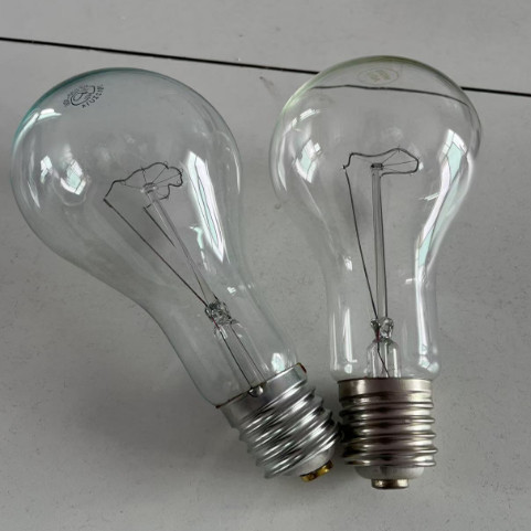 船用透明电灯泡220v300W/500瓦钨丝灯泡E40螺口