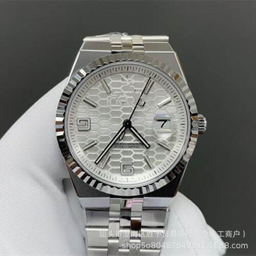 跨境新款陆使型冰蓝日志9015机芯蜂巢盘夜光机械表男表钢带Watch