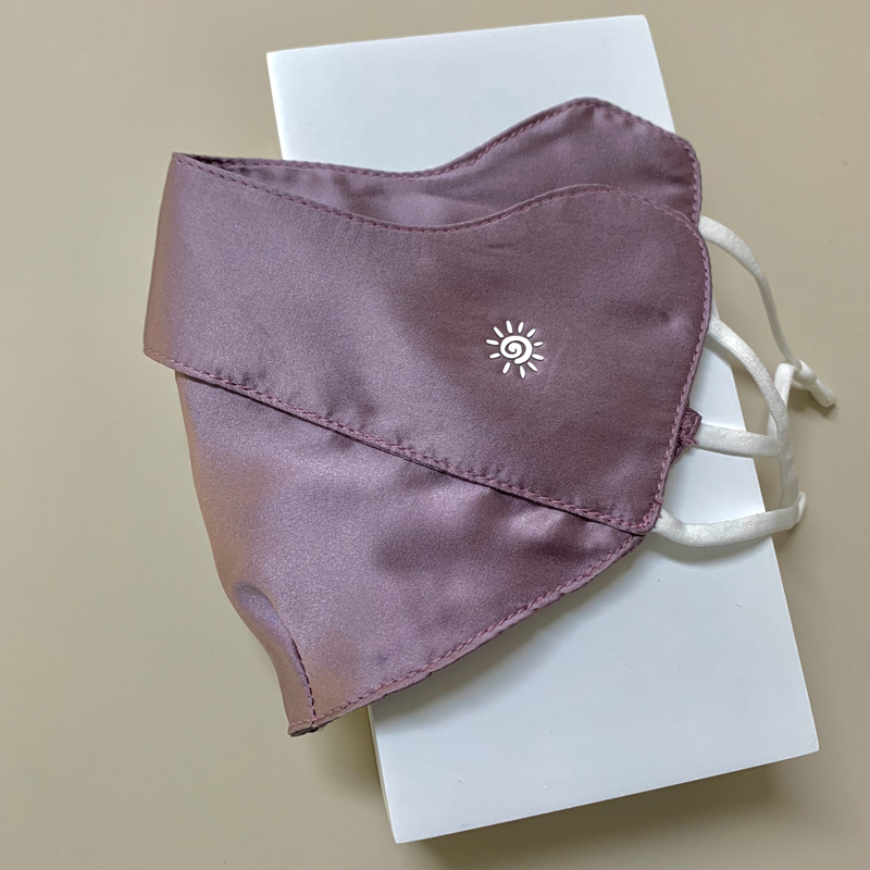 真丝防晒口罩夏季薄款防紫外线护眼角脸罩透气遮阳面罩桑蚕丝透气