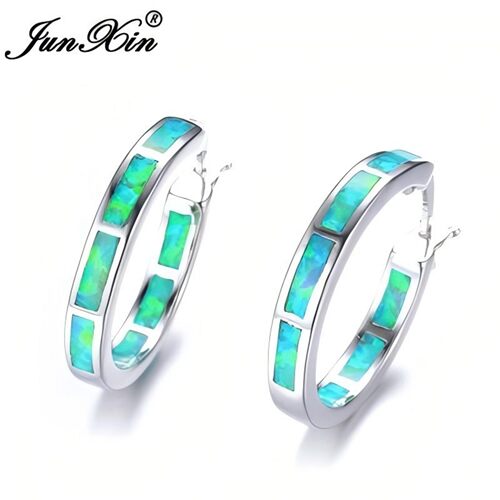 9410·针925银【原创欧泊opal系列·粉】设计师澳宝耳饰