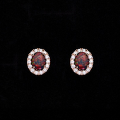 9460·针925银 耳饰 设计师款 原创澳宝 欧泊opal系列