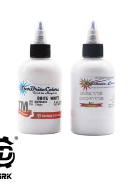 德克纹身器材 进口斯塔布瑞白色纹身色料高光白纹绣颜料2oZ4oZ