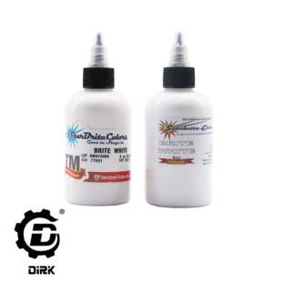 德克纹身器材 进口斯塔布瑞白色纹身色料高光白纹绣颜料2oZ4oZ