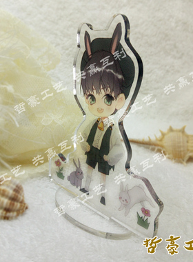 亚克力定制动漫风透明图直销摆件