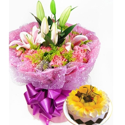 成都武侯区芳草肖家河石羊场桂溪街520玫瑰鲜花店速递生日蛋糕