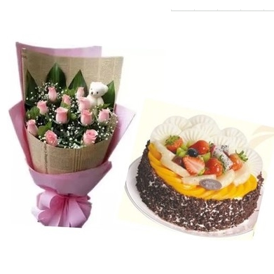 梨树县小城子镇喇麻甸镇蔡家刘家馆子镇520花束鲜花店配送生日蛋