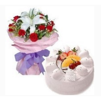 湘阴县文星镇东塘镇界头铺镇樟树镇蛋糕店鲜花店配送生日蛋糕玫瑰