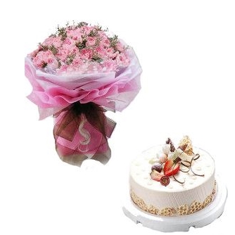 天津武清区徐官屯运河西梅厂镇大碱厂镇情人节鲜花店配送生日蛋糕