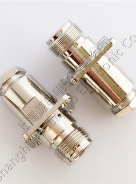 射频连接器N-KF-3/N母L16母头座方板法兰25*25装接50-3/RG223/58