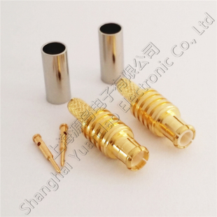 1.5配接RG174 316镀厚金48小时 1.5公头MCX 射频连接器MCX