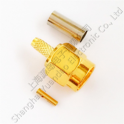 优质纯铜连接器接头RP-SMA-JC-1.5公头RPSMA-C-J-1.5 RP-SMA-J3