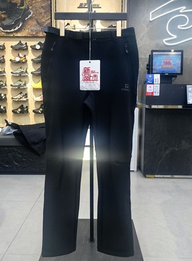 探路者软壳裤女25秋冬新款户外加绒保暖防风越野长裤TAMMAN92254