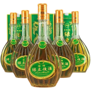 新沂窑湾龙窑绿豆烧酒480mlx6扁瓶42度徐州特产