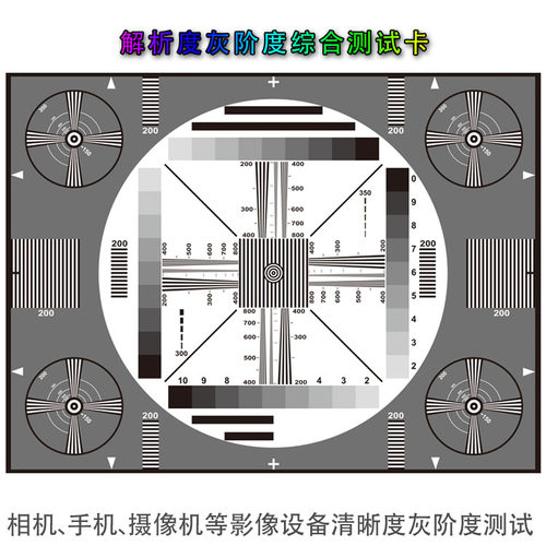 清晰度测试组装图卡检测
