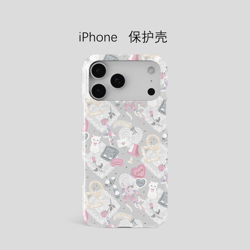 冰透糖果甜品iPhone17Promax韩国进口菲林壳超薄不掉色16pro可水洗15适用于14保护壳13半包轻薄12苹果11硬壳