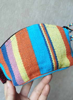 尼泊尔WSDO纯棉手织布零钱包 气垫口红卡包Money purse装不了手机