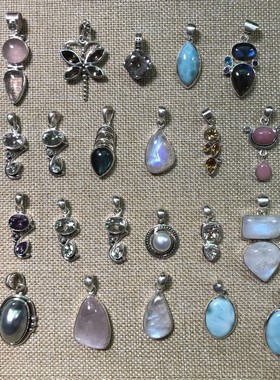 印度手工天然纯银不退不换珠宝