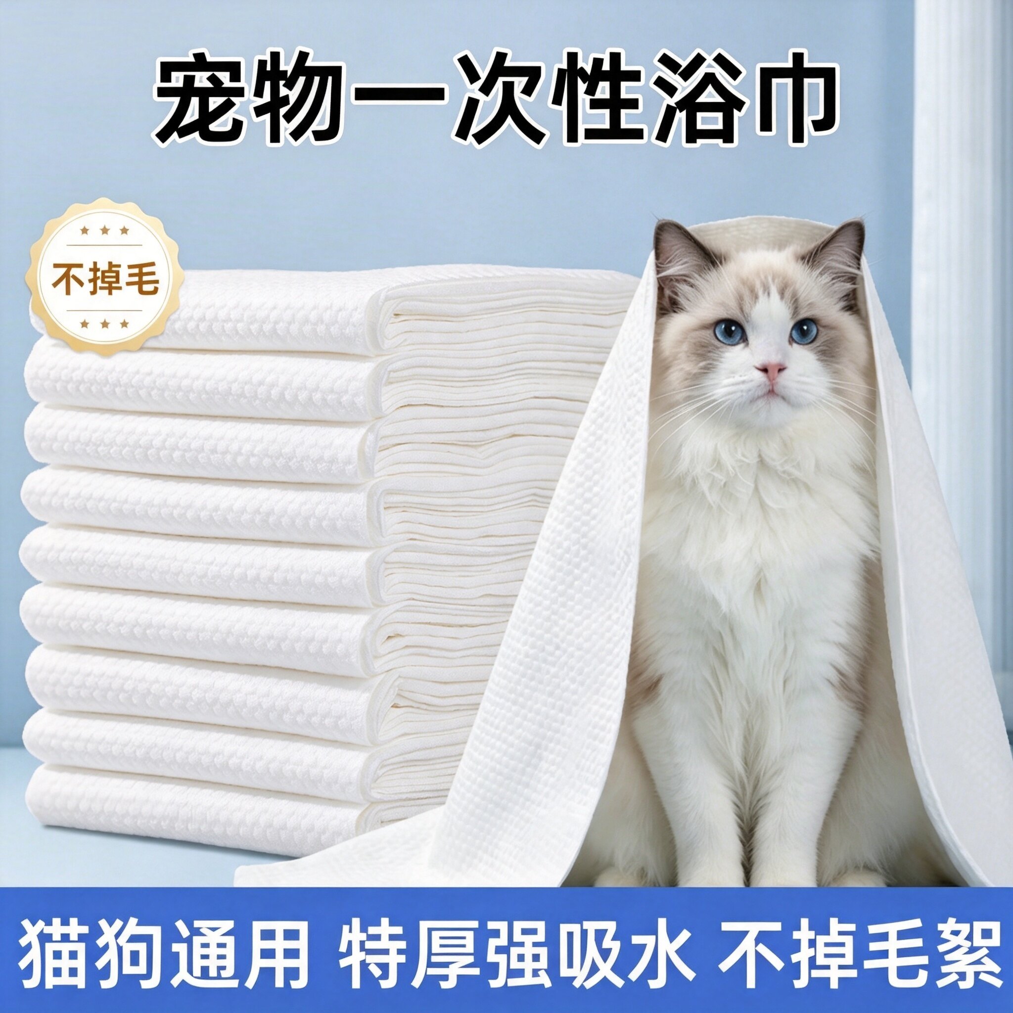 宠物一次性浴巾吸水毛巾狗狗浴巾