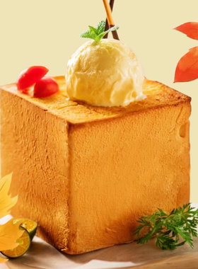 杭州榀哲黄油面包诱惑吐司厚多士绿茶外婆家冰淇淋甜品冷冻半成品