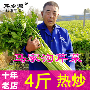 平度马家沟芹菜山东菜心青岛4斤礼盒装10年老店