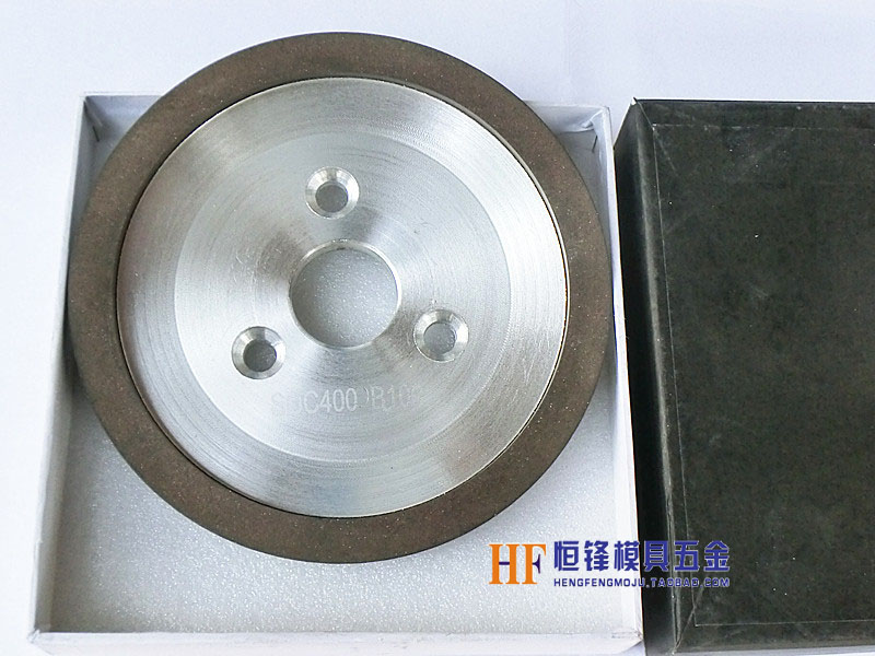 三孔碟形树脂砂轮 SDC合金油轮 90度直边 45度斜边