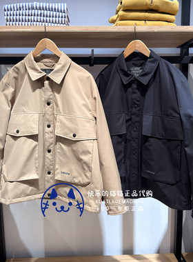 Levis李维斯专柜正品2025男士轻薄款工装风羽绒服008FZ-0000-0001
