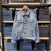 男士 经典 款 Levis李维斯专柜正品 水洗翻领牛仔夹克外套72334 0574