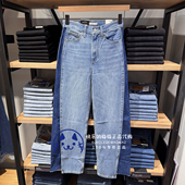 Levis李维斯专柜正品 0058 A6081 2025 女士Ribcage拼色直筒牛仔裤