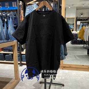 0000 T恤A2704 0001 女士钢印logo宽松短袖 Levis李维斯专柜正品