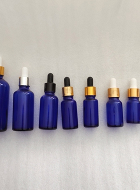 精油瓶分装瓶滴管瓶蓝色