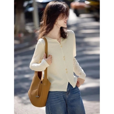 2025早秋新款短款毛针织衫